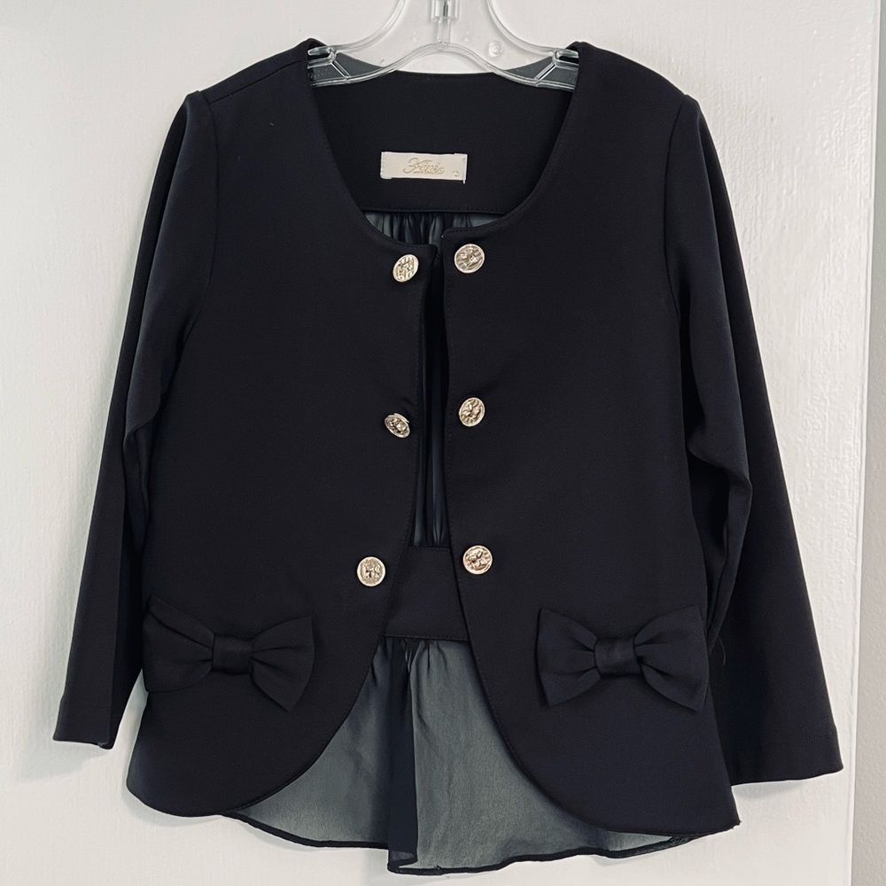 ALITSA***Girls Black Dressy Jacket***Size 10***$168